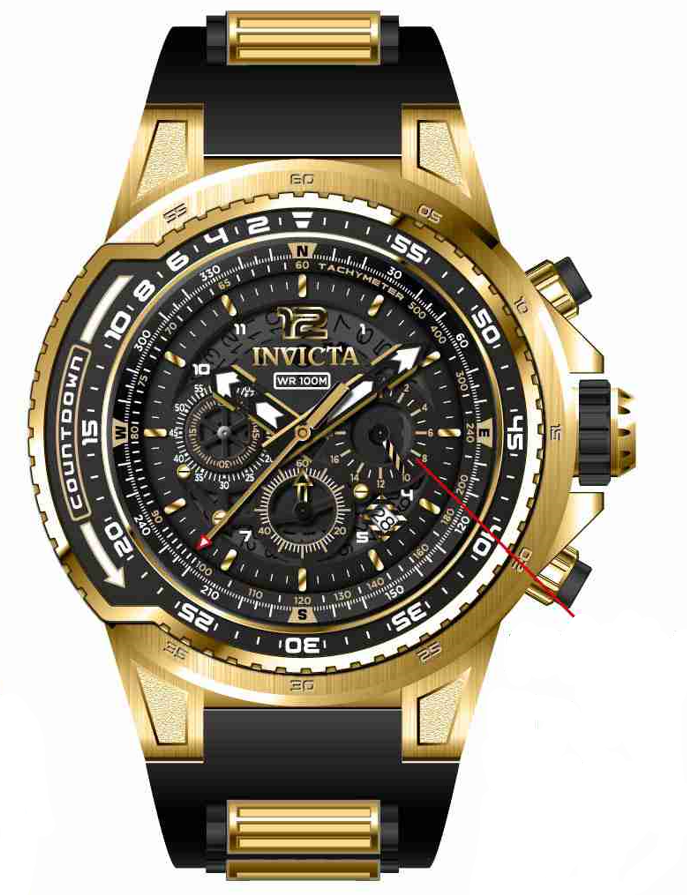 Band For Invicta Aviator  Men 44342