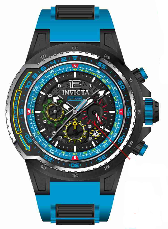 Band For Invicta Aviator  Men 44345