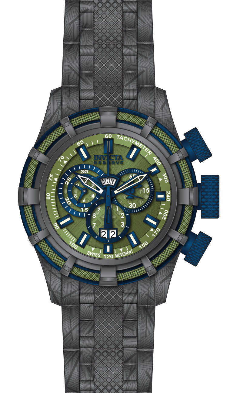 Band For Invicta Reserve Bolt Men 44423