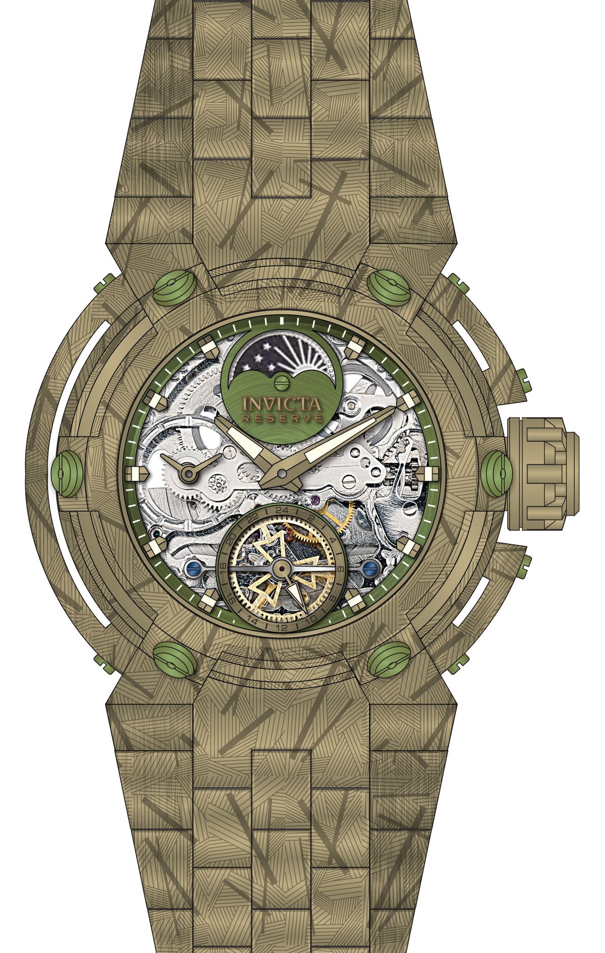 Band For Invicta Coalition Forces X-Wing Men 44442 - Invicta Watch 