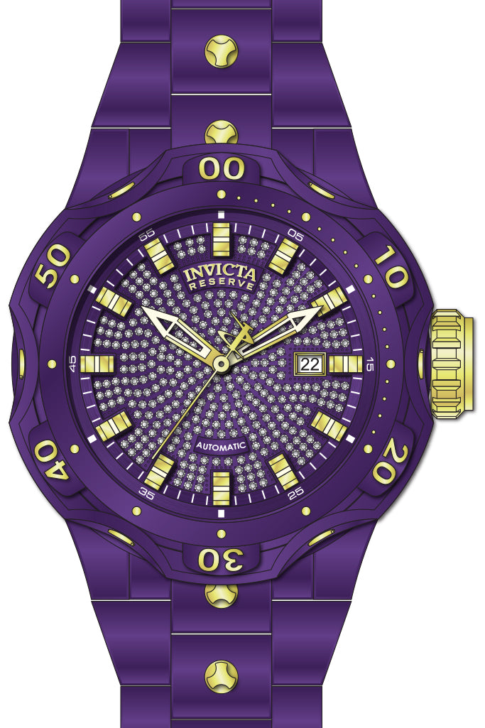 Parts For Invicta Reserve Venom Men Purple Label 44468
