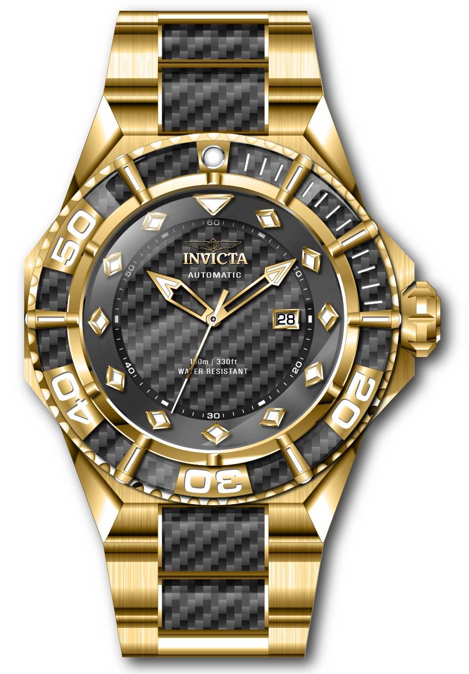 Band For Invicta Pro Diver  Men 44551