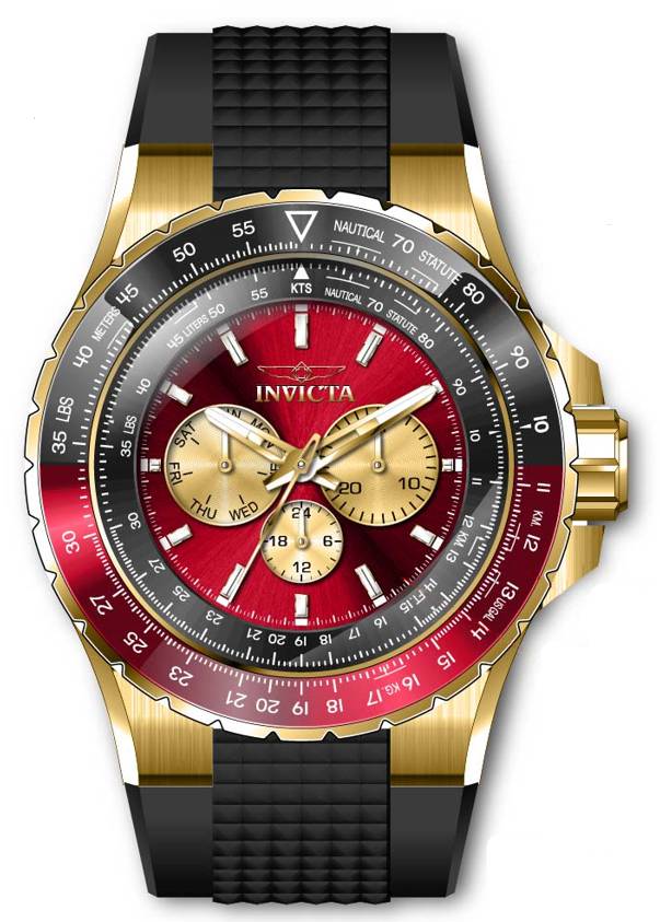 Band For Invicta Aviator  Men 44614