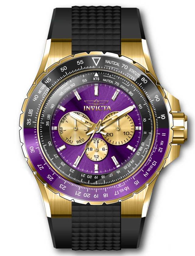 Band For Invicta Aviator  Men 44613