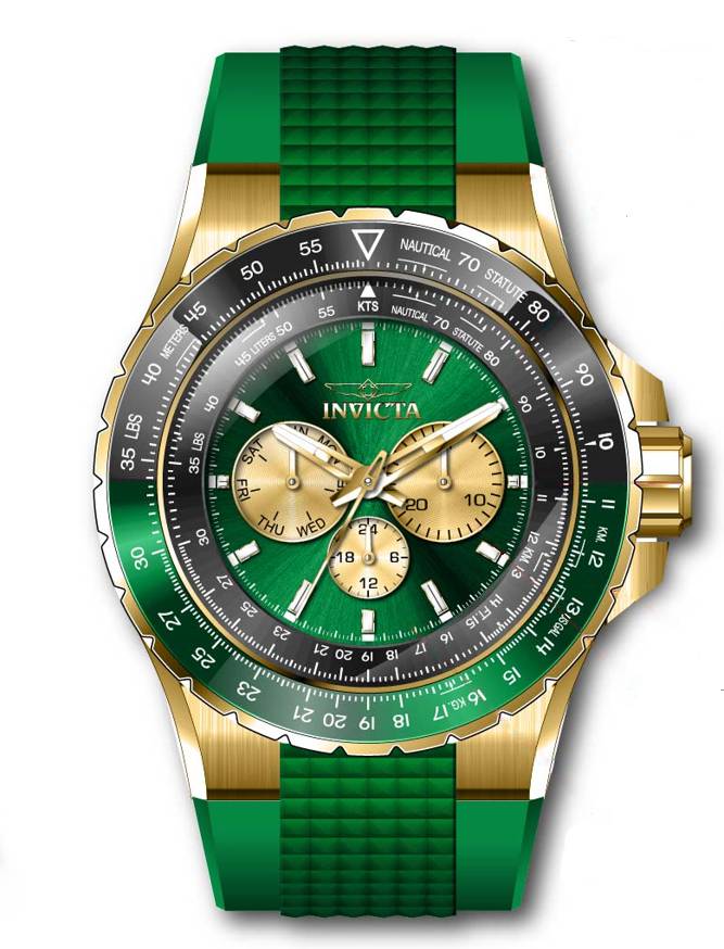 Band For Invicta Aviator  Men 44612