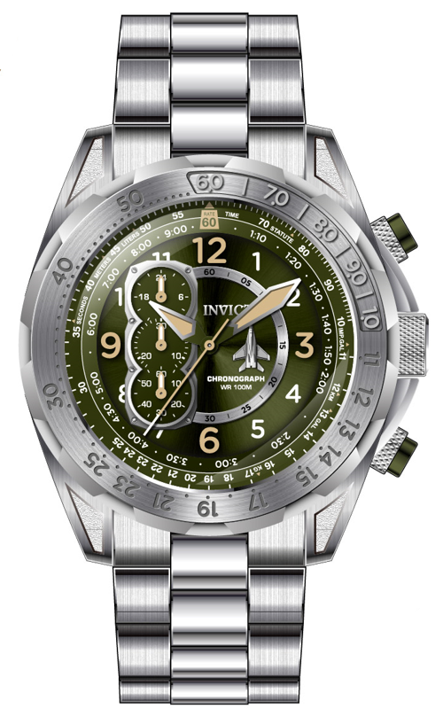 Band For Invicta Aviator  Men 44677
