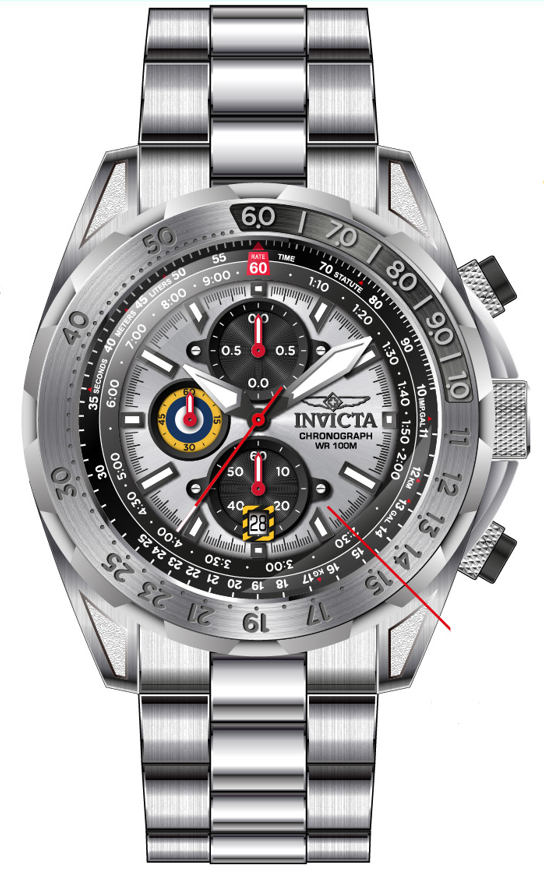 Band For Invicta Aviator  Men 44678