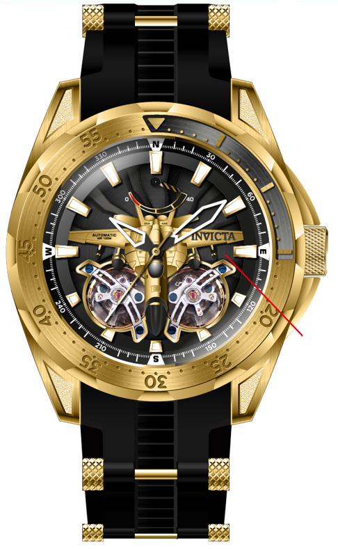 Parts For Invicta Aviator  Men 44682