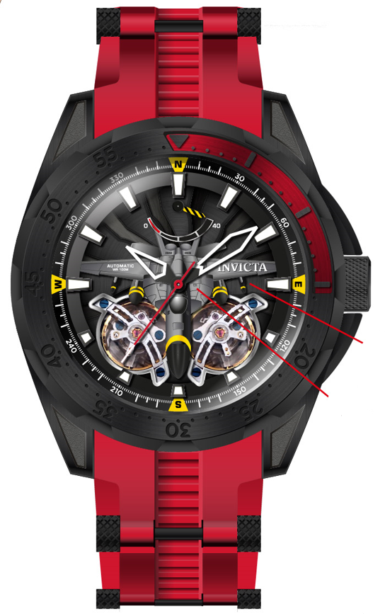 Parts For Invicta Aviator  Men 44684