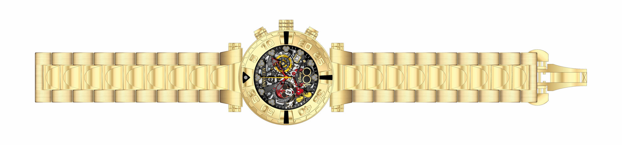 Band For Invicta Disney Limited Edition Mickey Mouse Men 44731