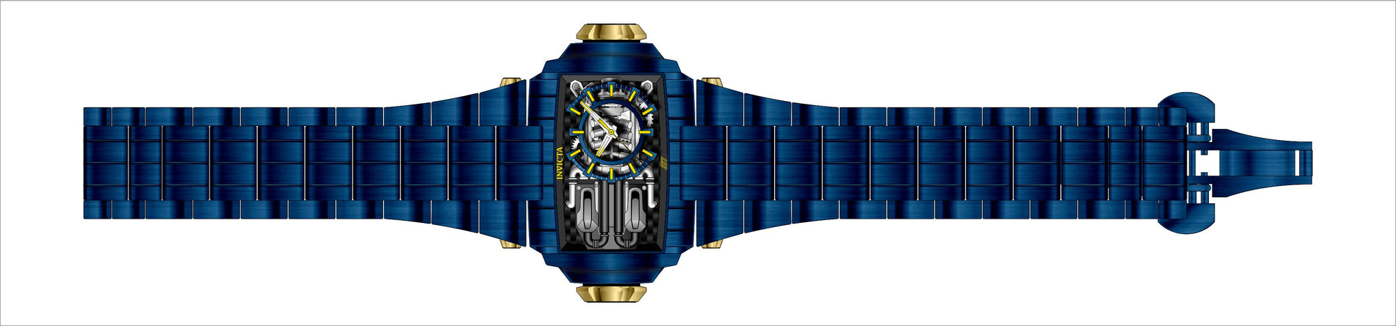 Band For Invicta S1 Rally  Men 44802