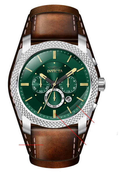 Parts For Invicta Specialty  Men 44830