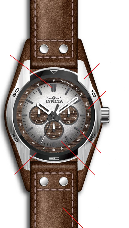 Parts For Invicta Specialty  Men 44837