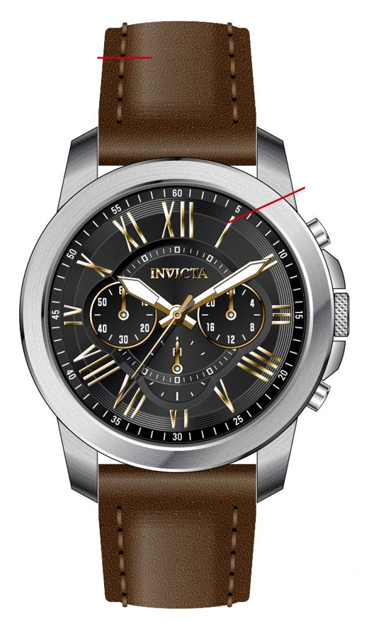 Band For Invicta Specialty  Men 44842