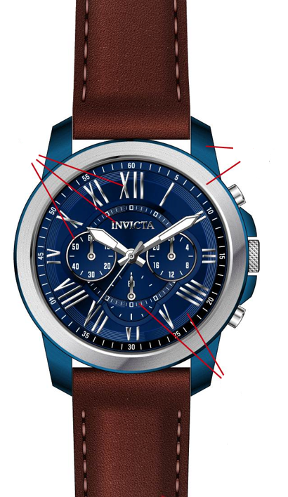 Band For Invicta Specialty  Men 44846