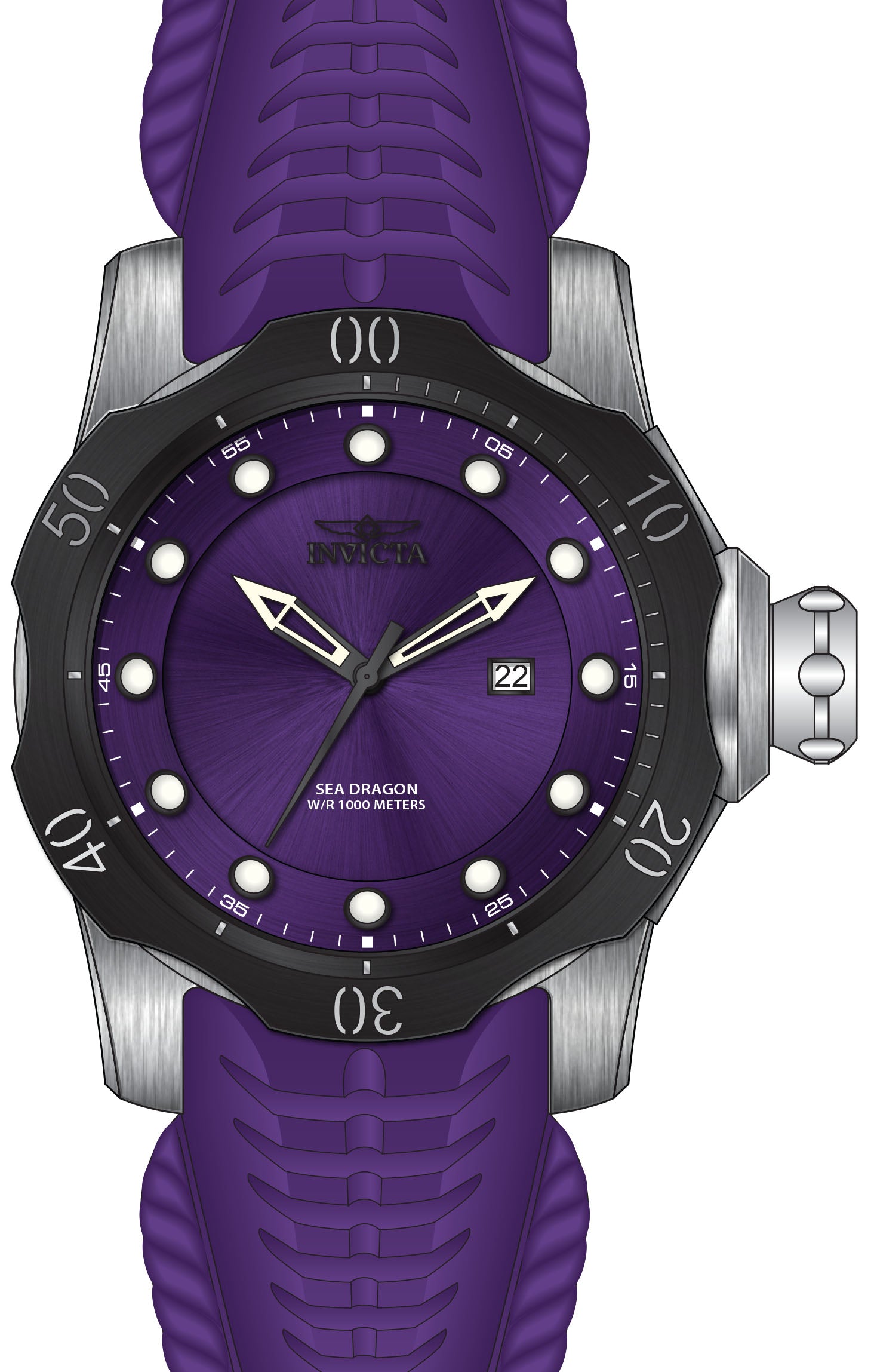 Band For Invicta Venom  Men 45494