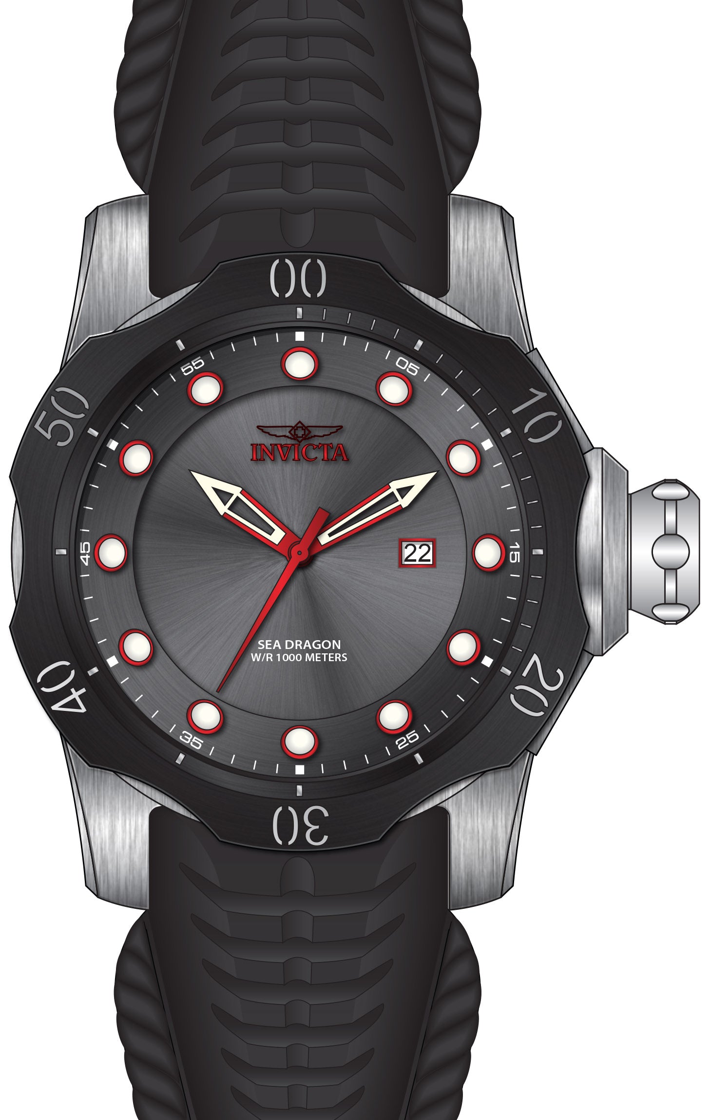 Band For Invicta Venom  Men 45496