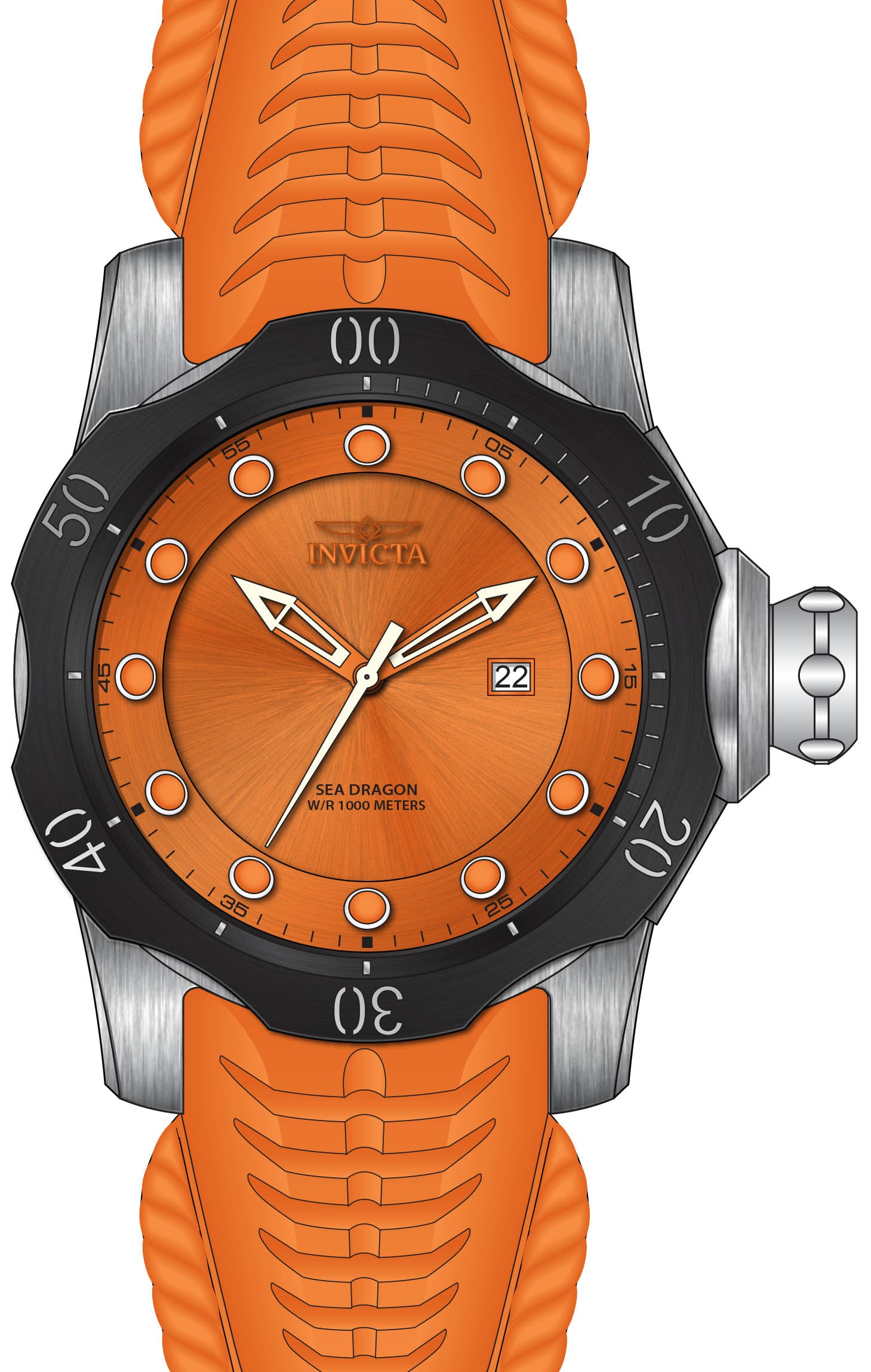 Band For Invicta Venom  Men 45497