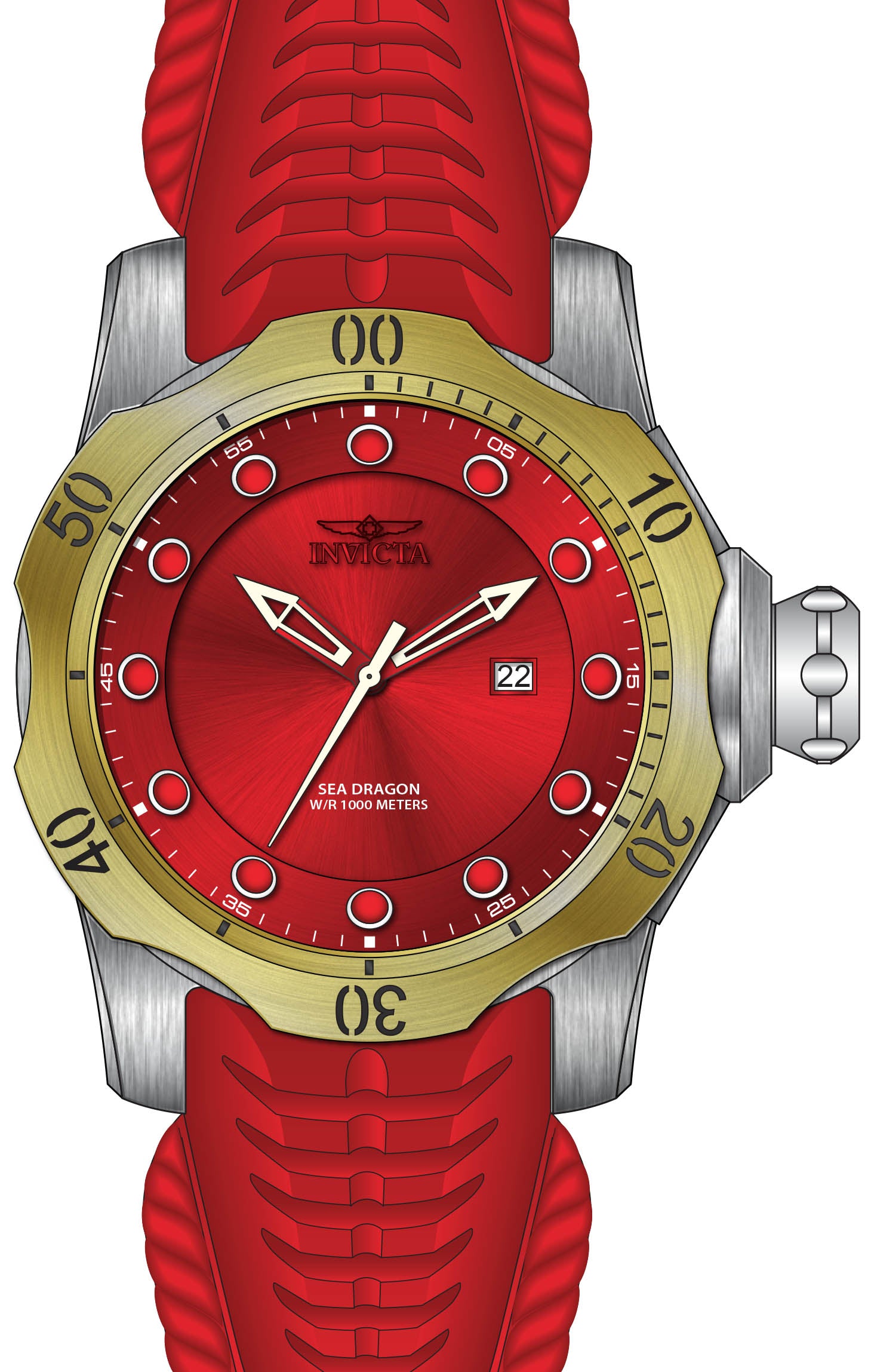 Band For Invicta Venom  Men 45499