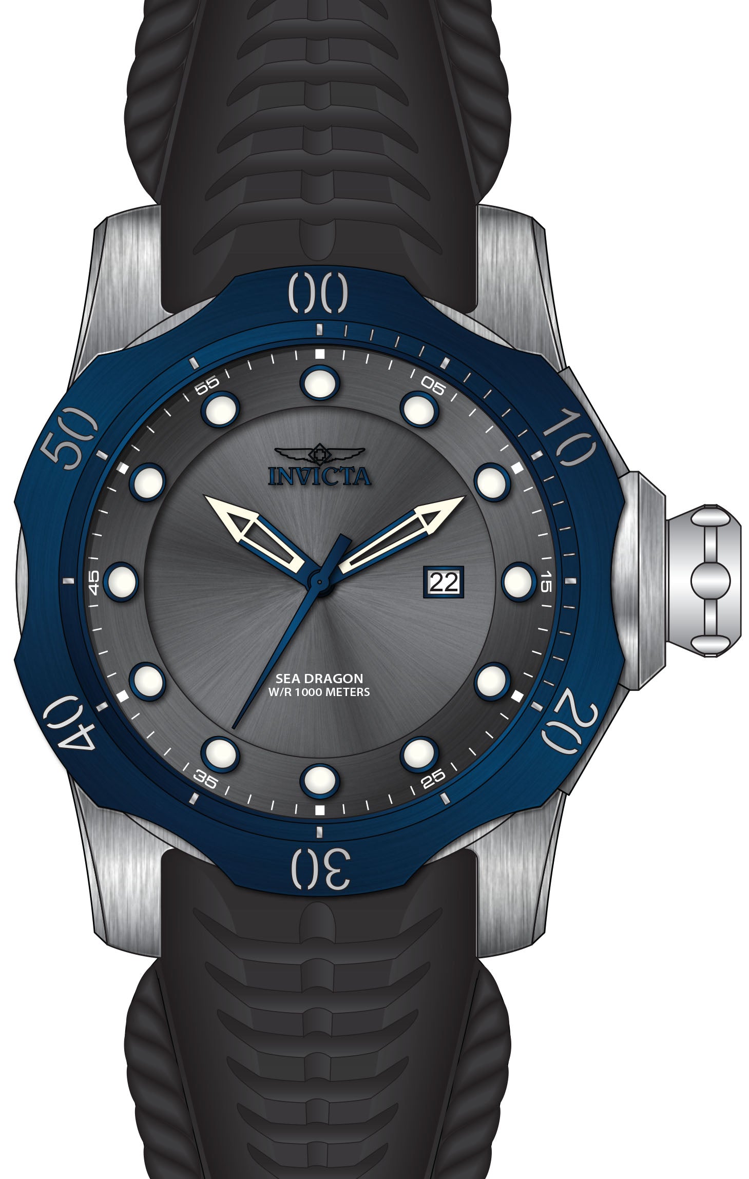 Band For Invicta Venom  Men 45501