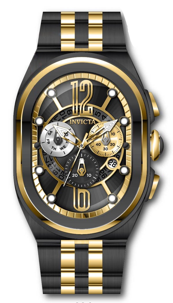 Anniv.Uwブローチ Band For Invicta Lupah Men 45548 - Invicta Watch Bands