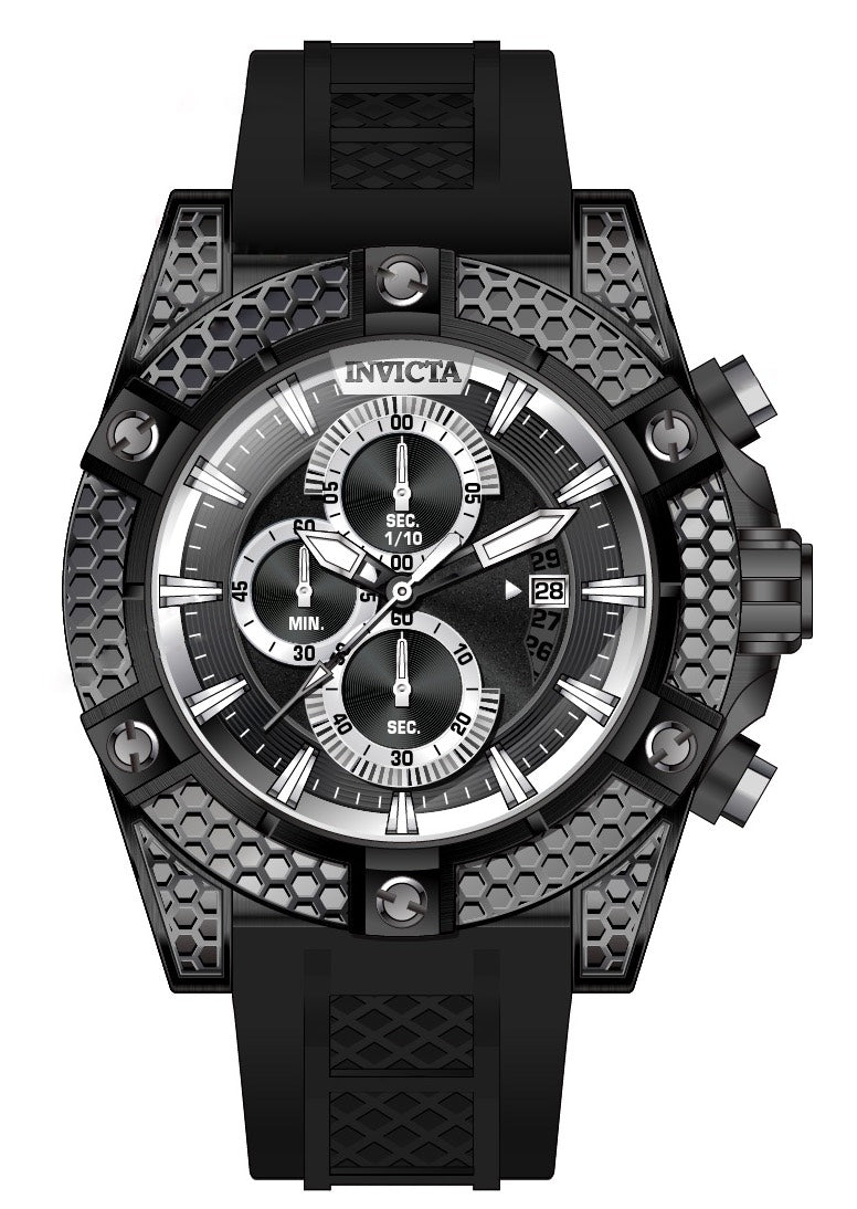 Band For Invicta Bolt  Men 45592
