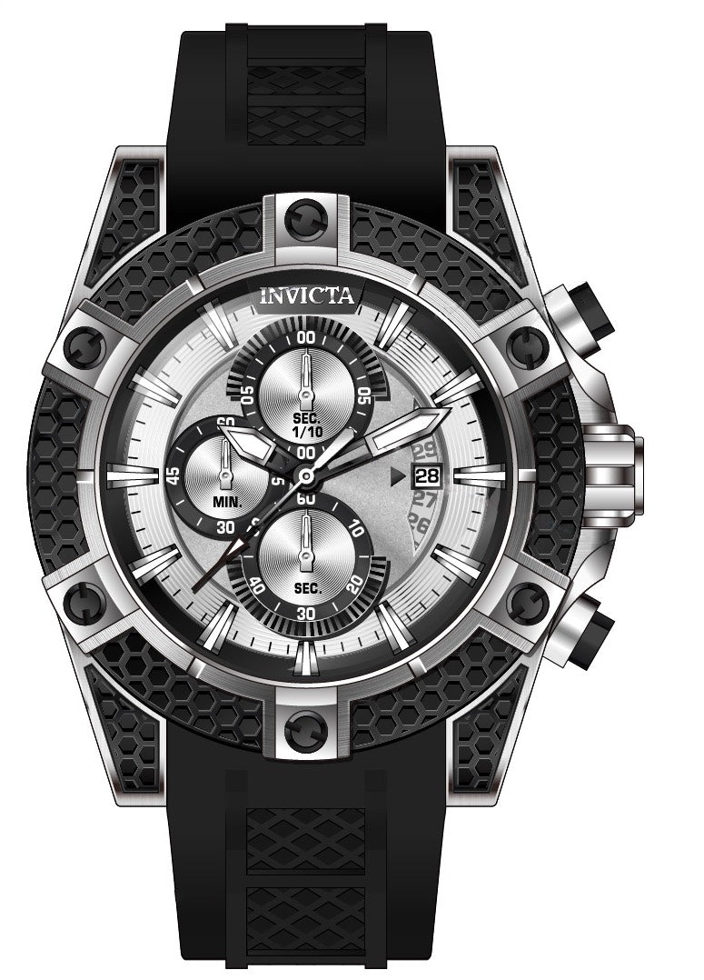 Band For Invicta Bolt  Men 45593