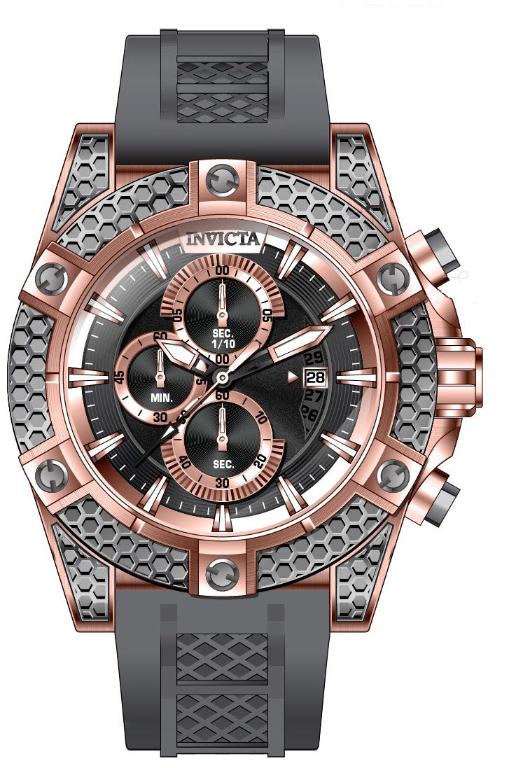 Band For Invicta Bolt  Men 45594