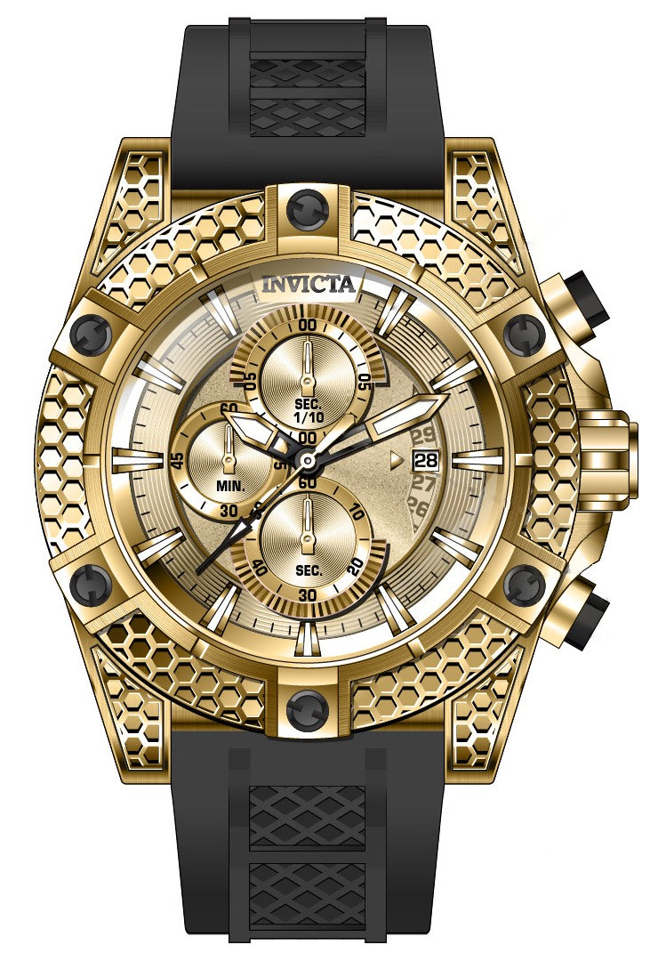 Band For Invicta Bolt  Men 45596