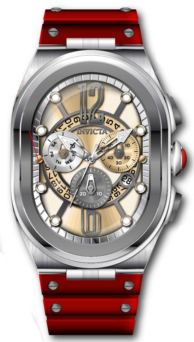 Band For Invicta Lupah  Men 45588