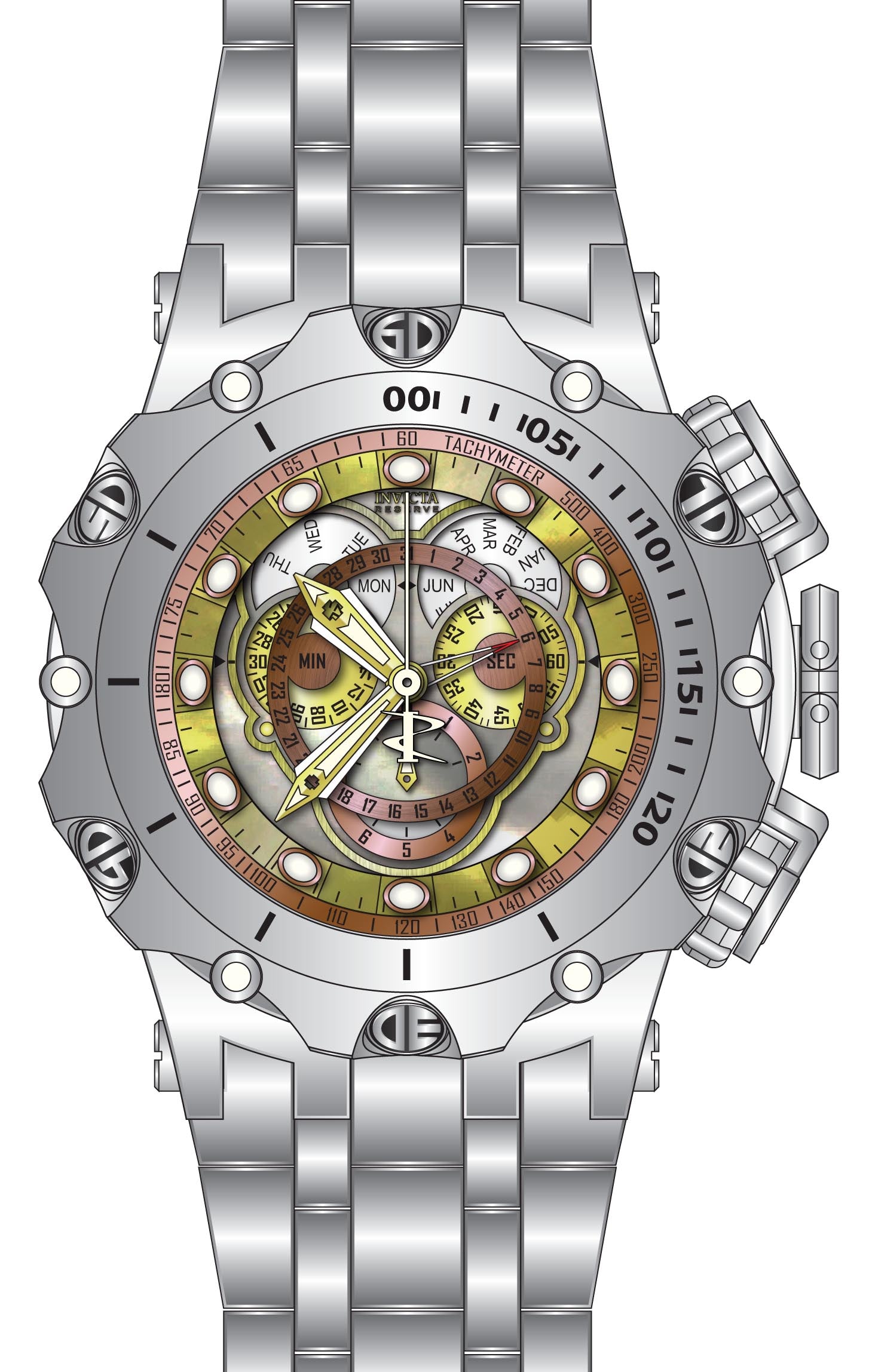 Parts For Invicta Reserve  Men 45603