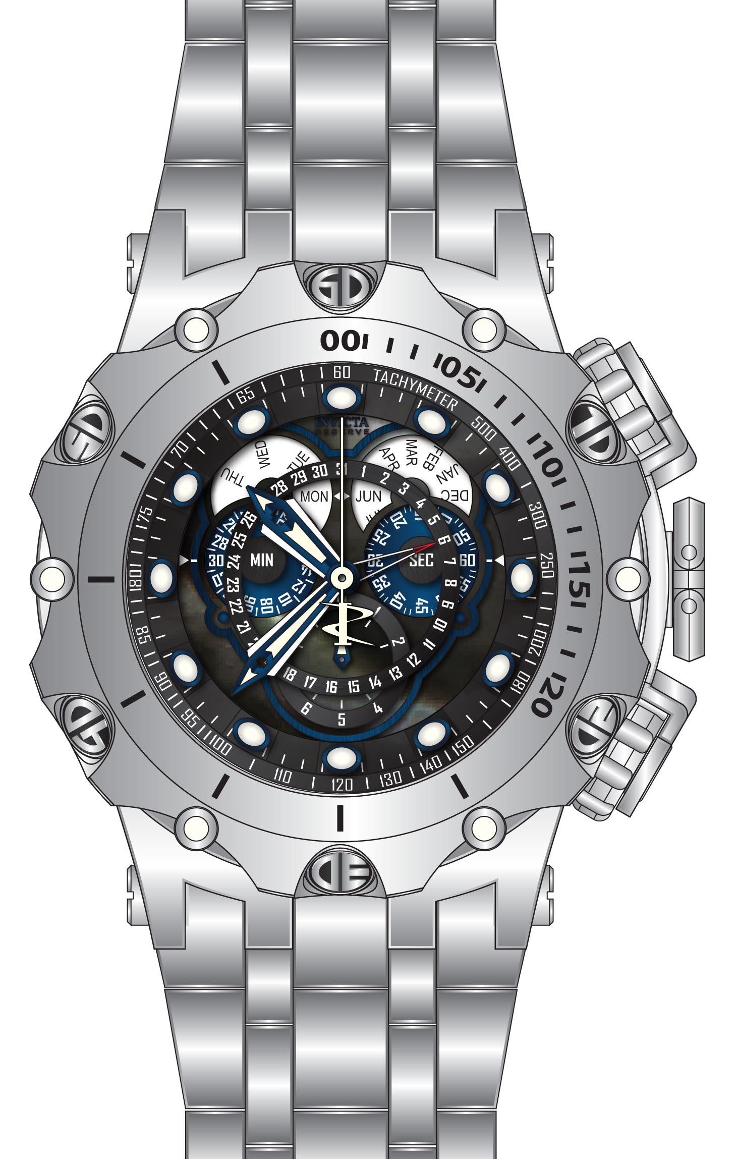 Band For Invicta Reserve  Men 45604
