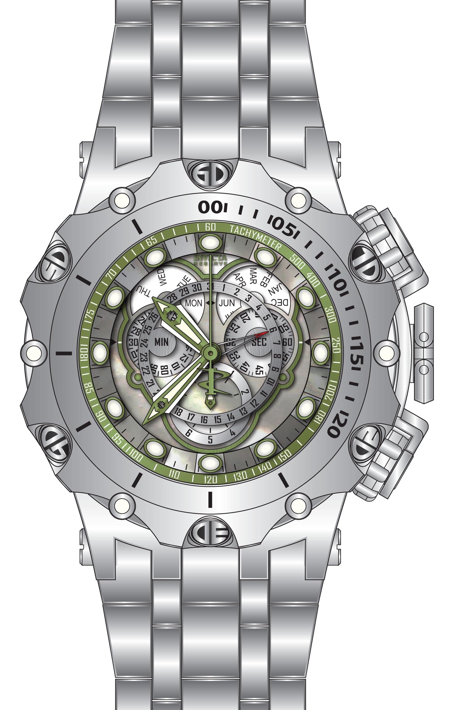 Band For Invicta Reserve  Men 45606