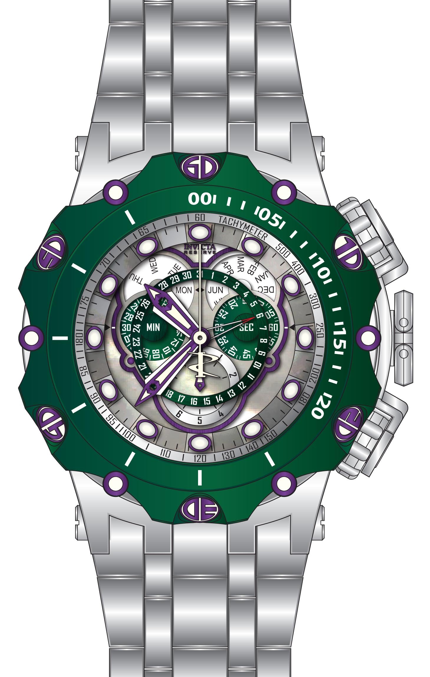 Band For Invicta Reserve  Men 45614