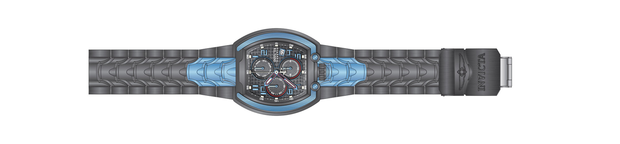 Band For Invicta Reserve Man Men 45198