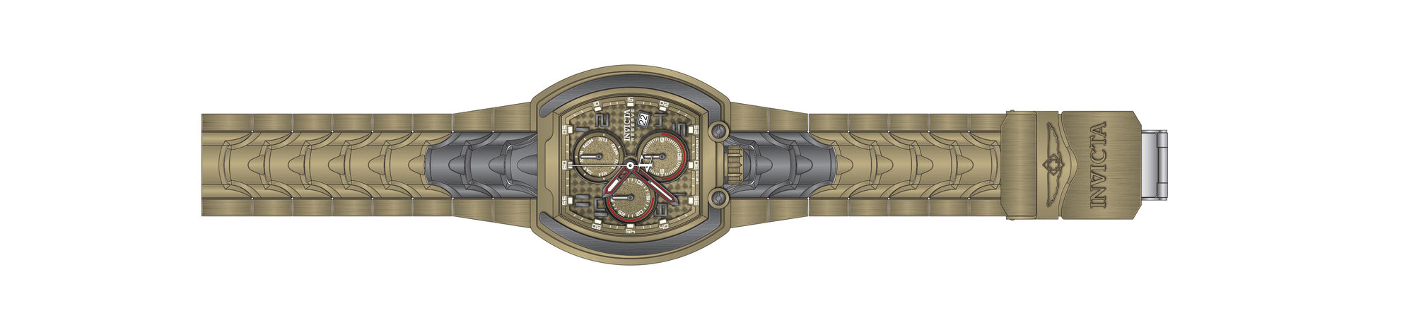 Band For Invicta Reserve Man Men 45199