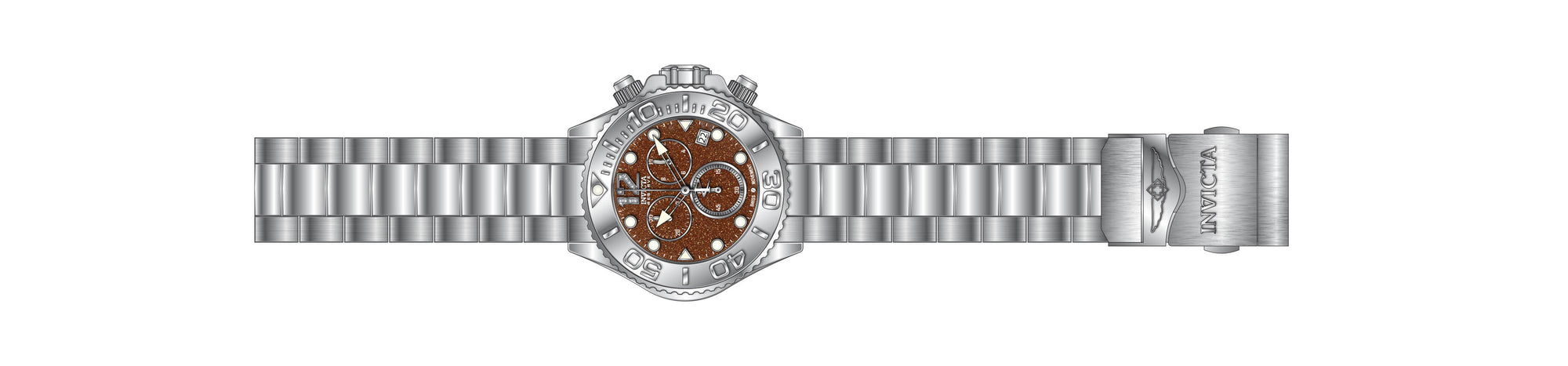 Band For Invicta Reserve Grand Diver Men 45360