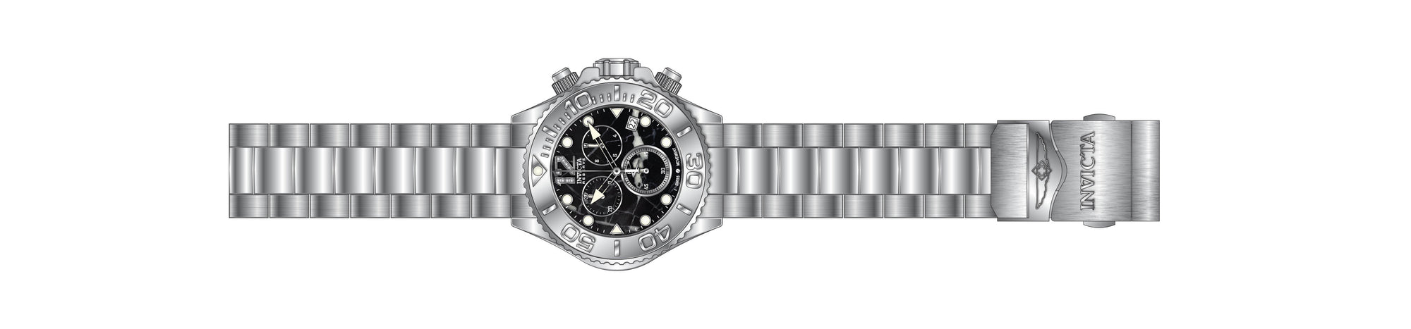 Band For Invicta Reserve Grand Diver Men 45361