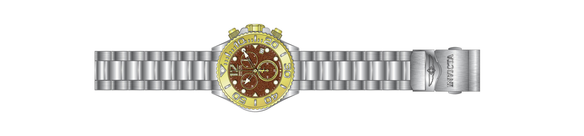 Band For Invicta Reserve Grand Diver Men 45368