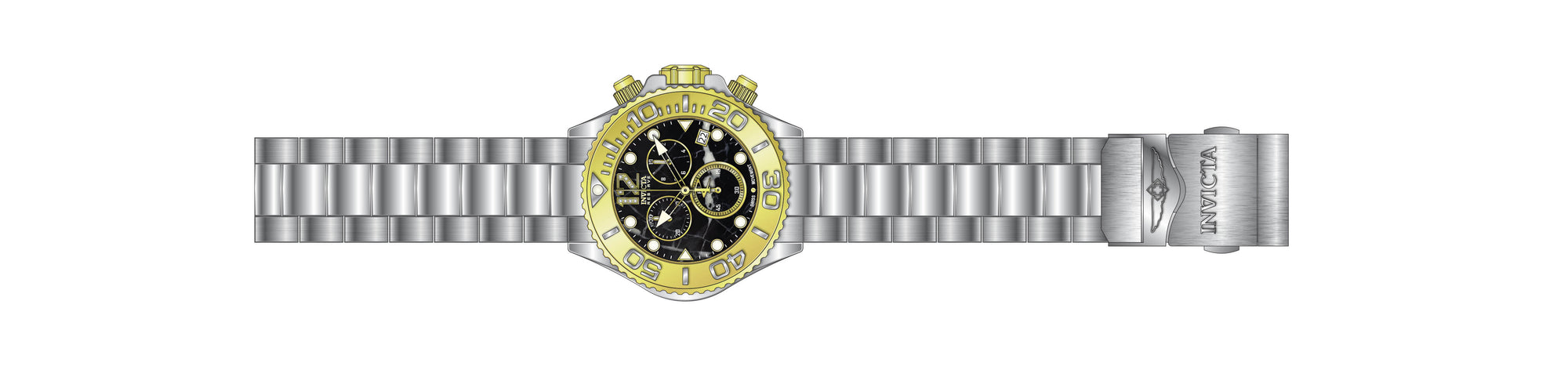 Band For Invicta Reserve Grand Diver Men 45369