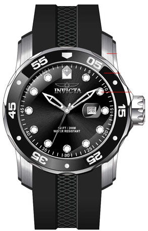 Band For Invicta Pro Diver  Men 45733