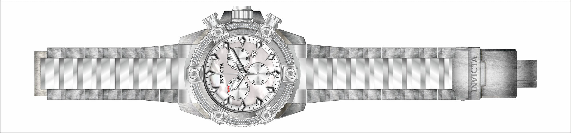 Band For Invicta Pro Diver  Men 45764