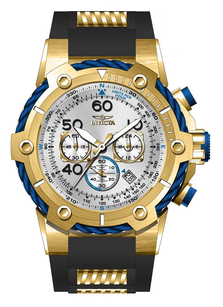 Band For Invicta Bolt  Men 45821