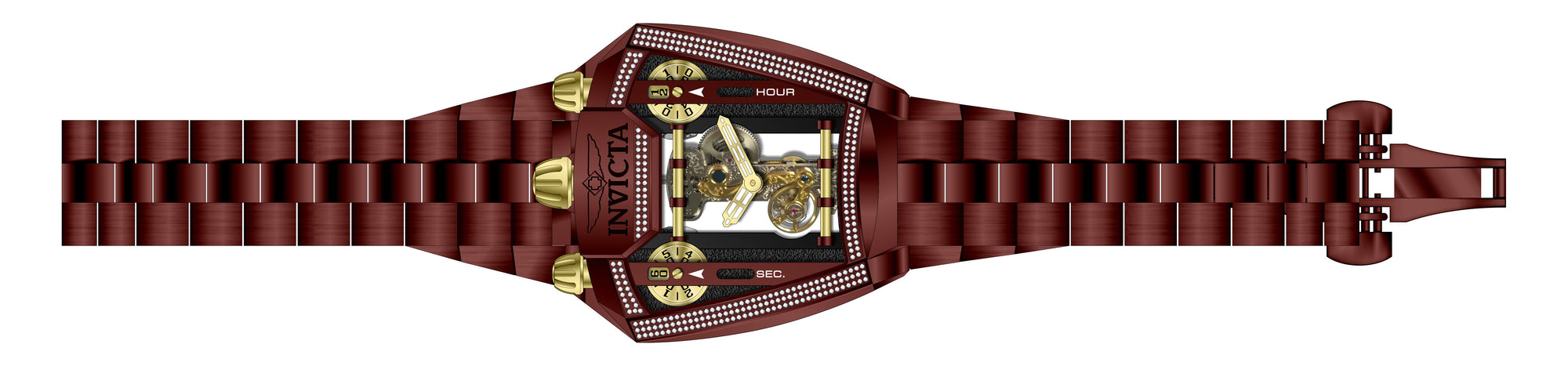 Parts For Invicta Speedway Men 45846 - Invicta Watch Bands