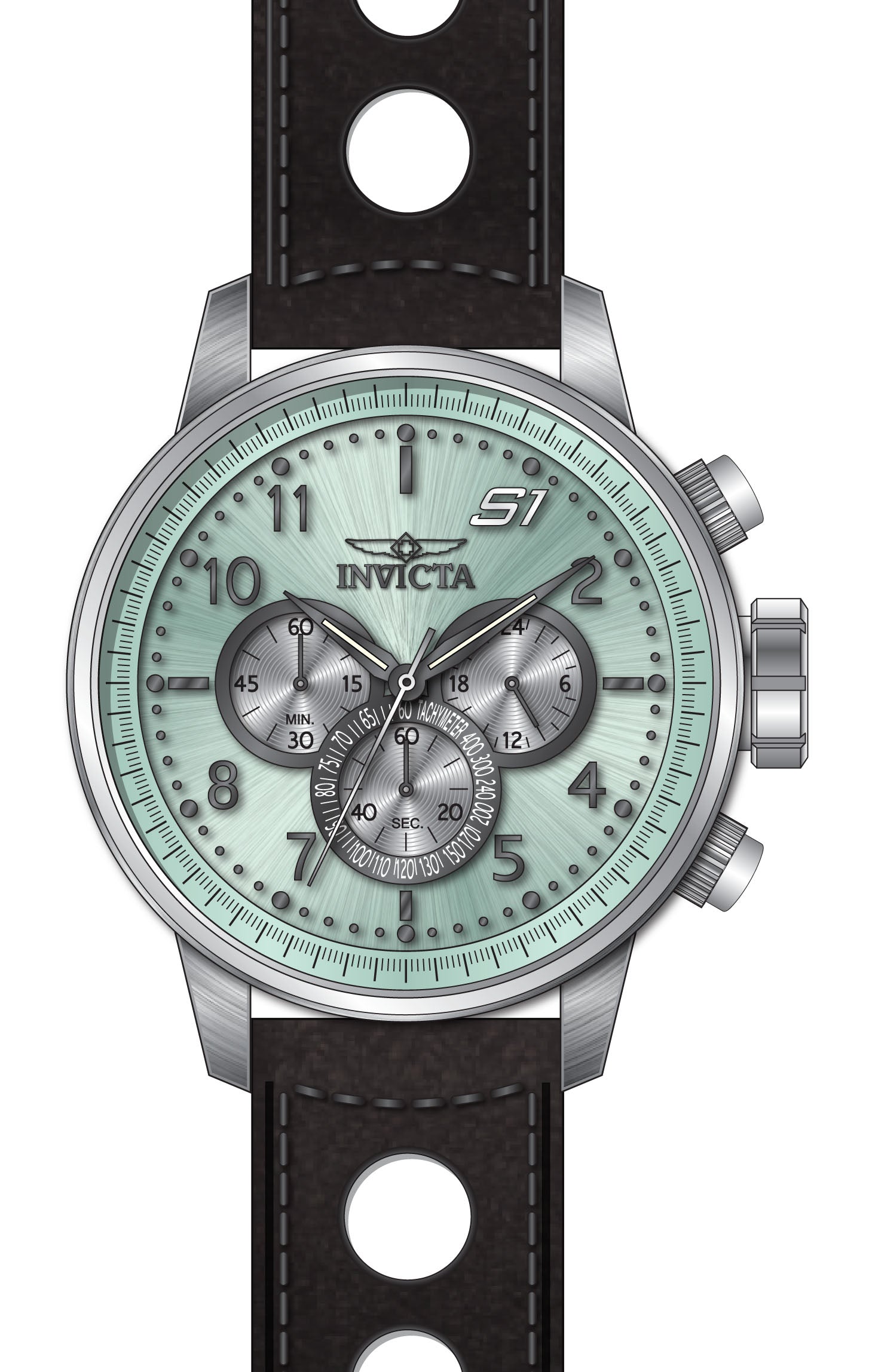 Band For Invicta S1 Rally  Men 45908
