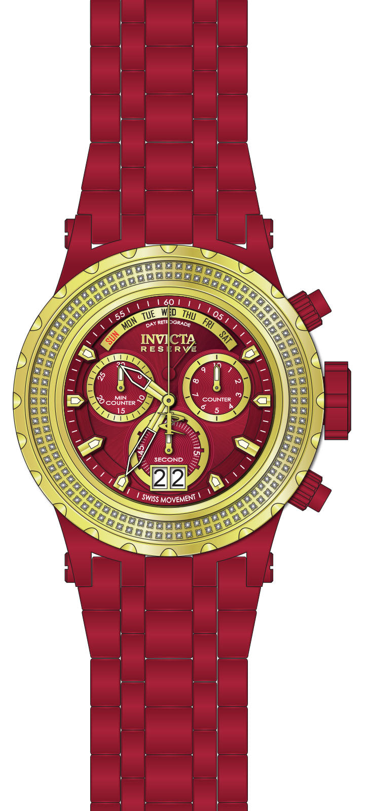 Parts For Invicta Reserve  Men 45955