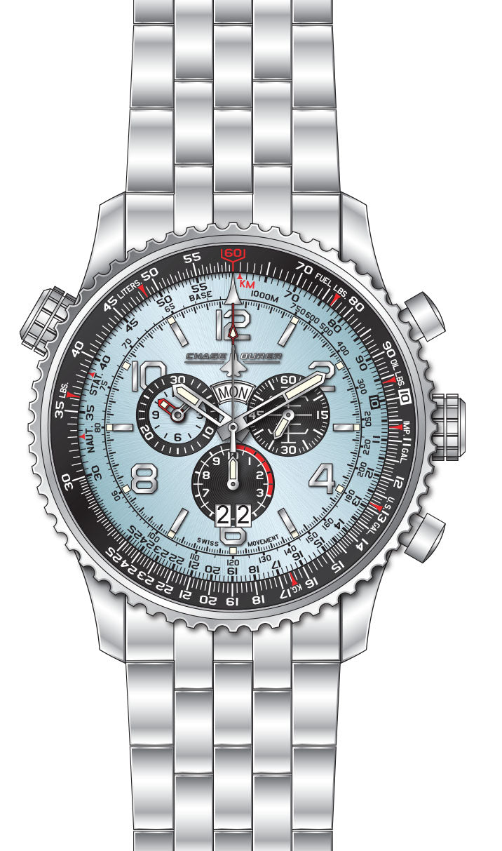 コンチェルタンテII マンボver. [CD] Chase Durer Conquest CDW-0093 Men's Quartz Watch - 48 mm