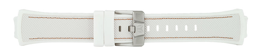 Band for Cruise Original/Cruise Original MP Limited Edition 111065 White with Orange Stitch