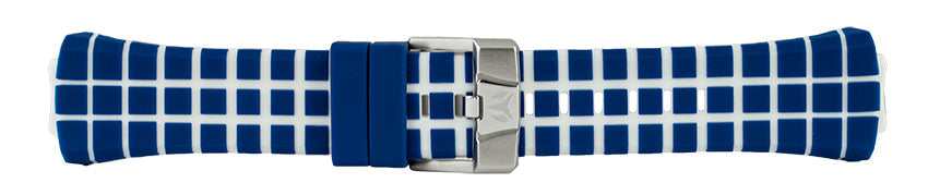 Band for Cruise/Cruise Magnum 108014 Blue and White Grid