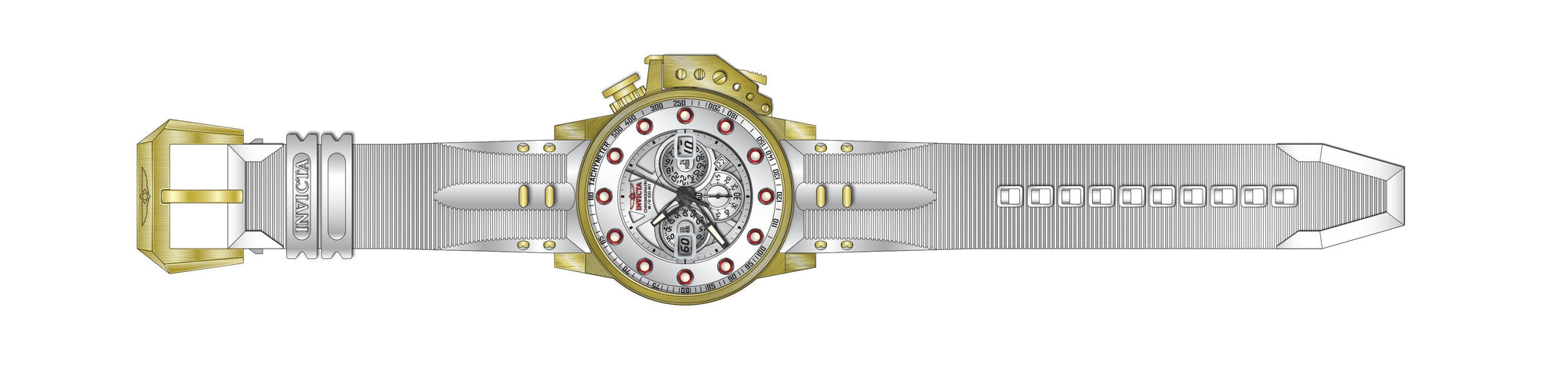 Band for Invicta I-Force 25274